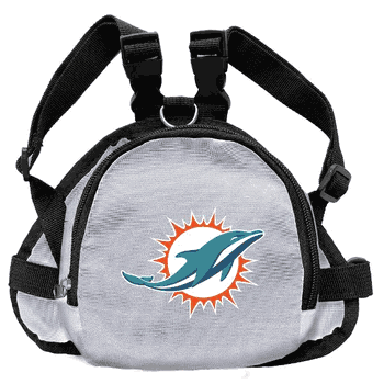 Miami Dolphins Pet Mini Backpack WHTE S