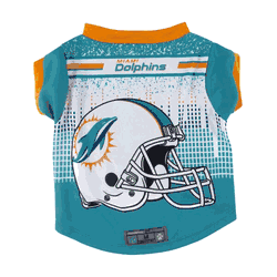 Miami Dolphins Pet Performance Tee Shirt Small