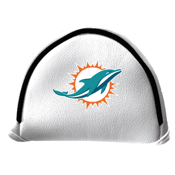 Miami Dolphins Putter Cover - Mallet (White)
