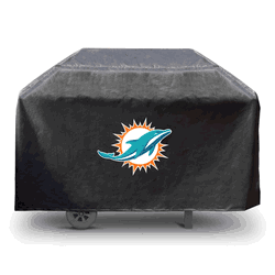 Miami Dolphins Rectangular Grill Cover - 68in x 21in x 35in