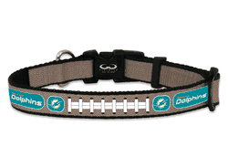 Miami Dolphins Reflective Toy Football Collar