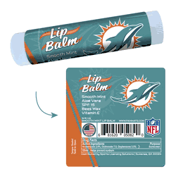 Miami Dolphins Smooth Mint SPF 15 Lip Balm