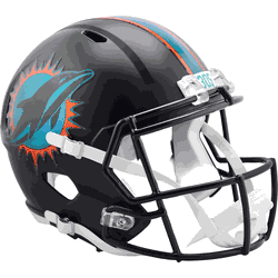 Miami Dolphins Speed Full Size Replica Football Helmet 2025 Rivalries Collection