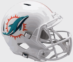 Miami Dolphins Speed Replica Full Size Football Helmet