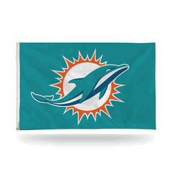 Miami Dolphins Standard 3' x 5' Banner Flag