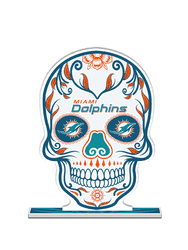 Miami Dolphins Standee, Skull