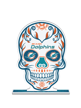 Miami Dolphins Standee, Skull