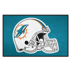 Miami Dolphins Starter Mat Accent Rug - 19in. x 30in., Helmet Logo