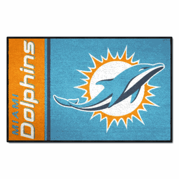Miami Dolphins Starter Mat Accent Rug Uniform Style - 19in. x 30in.