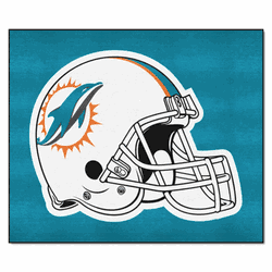Miami Dolphins Tailgater Rug - 5ft. x 6ft., Helmet Logo