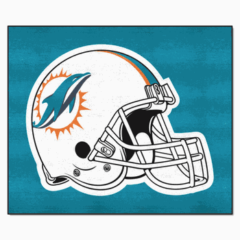 Miami Dolphins Tailgater Rug - 5ft. x 6ft., Helmet Logo