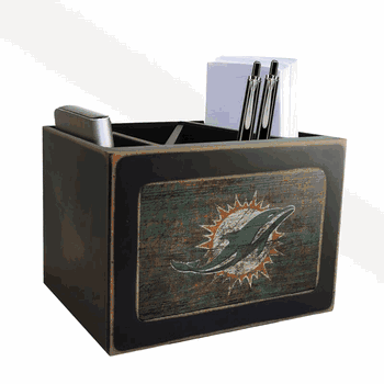 Miami Dolphins Team Color Desktop Organizer