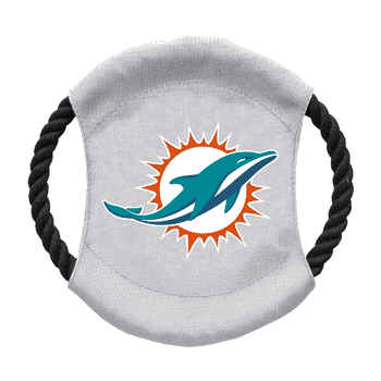 Miami Dolphins Team Flying Disc Pet Toy
