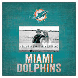 Miami Dolphins Team Name 10"x10" Picture Frame