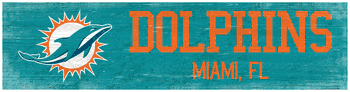 Miami Dolphins Team Name Sign