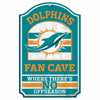 Miami Dolphins Wood Sign - 11