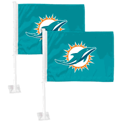 Miami DolphinsDolphinsCar Flag Large 1pc 11" x 14"