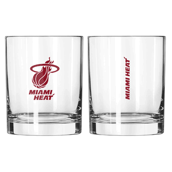 Miami Heat 14oz Gameday Rocks Glass
