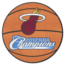 Miami Heat 2012 NBA Champions Basketball Rug - 27in. Diameter