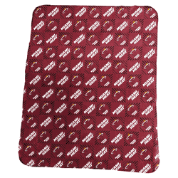 Miami Heat 50x60 Repeating Pattern Fleece Throw