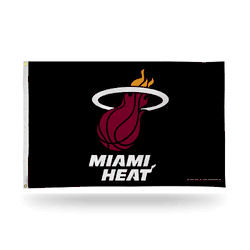 Miami Heat Banner Flag Black
