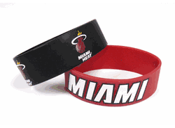 Miami Heat Bracelets - 2 Pack Wide