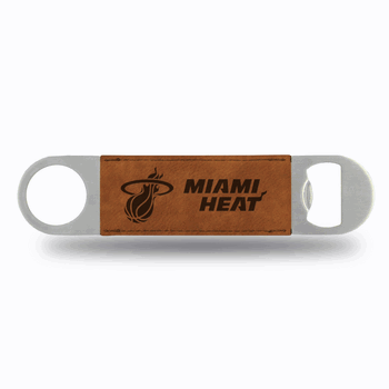 Miami Heat Brown Laser Engraved Bar Blade