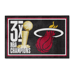 Miami Heat Dynasty 4ft. x 6ft. Plush Area Rug