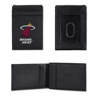Miami Heat  Embroidered Front Pocket Wallet - Slim/Light Weight