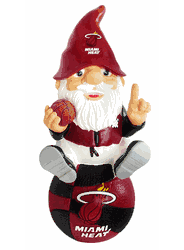 Miami Heat Garden Gnome - On Team Logo CO