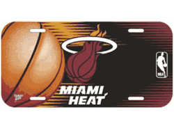 Miami Heat License Plate