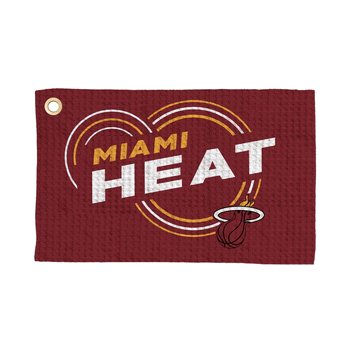 Miami Heat NBA Droplets Waffle Fan Towel 16x25 inches