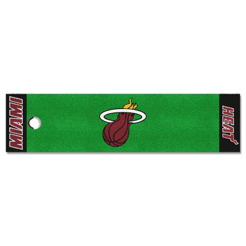 Miami Heat Putting Green Mat - 1.5ft. x 6ft.