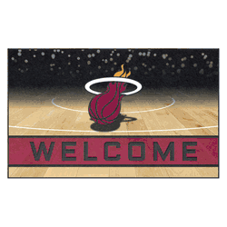 Miami Heat Rubber Door Mat - 18in. x 30in.