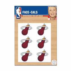 Miami Heat Tattoo Face Cals