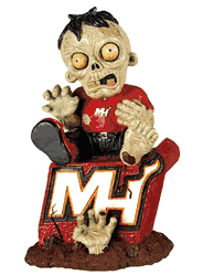 Miami Heat Zombie Figurine - On Logo CO