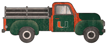 Miami Hurricanes 15in Truck cutout