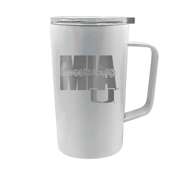 Miami Hurricanes 18oz Hustle Travel Mug