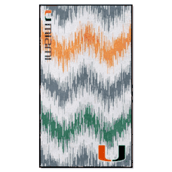 Miami Hurricanes 3ft. x 5ft. Plush Area Rug