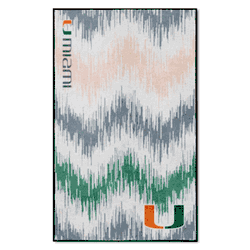Miami Hurricanes 4ft. x 6ft. Plush Area Rug