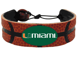 Miami Hurricanes Bracelet Classic Basketball CO