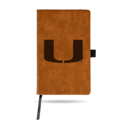 Miami Hurricanes Brown - Primary Laser Engraved Small Notepad