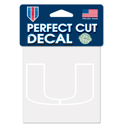Miami Hurricanes Decal 4x4 Perfect Cut White