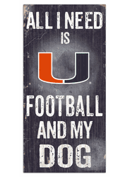 Miami Hurricanes Football and My Dog Sign