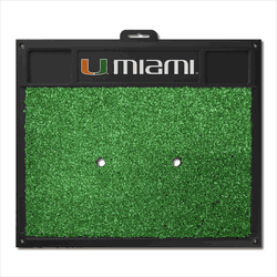Miami Hurricanes Golf Hitting Mat