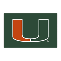 Miami Hurricanes HiDef Rookie Mat - 18in. X 30in.