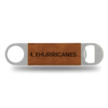 Miami Hurricanes  Laser Engraved Bar Blade