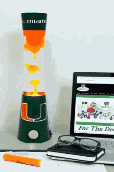Miami Hurricanes Magma Lamp - Bluetooth Speaker