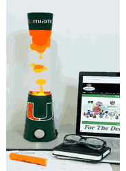 Miami Hurricanes Magma Lamp - Bluetooth Speaker