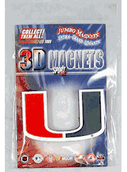 Miami Hurricanes Magnet Jumbo 3D CO